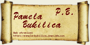Pamela Bukilica vizit kartica